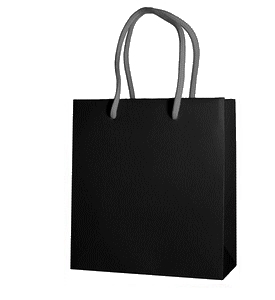 Black coated bag Akta Croatia
